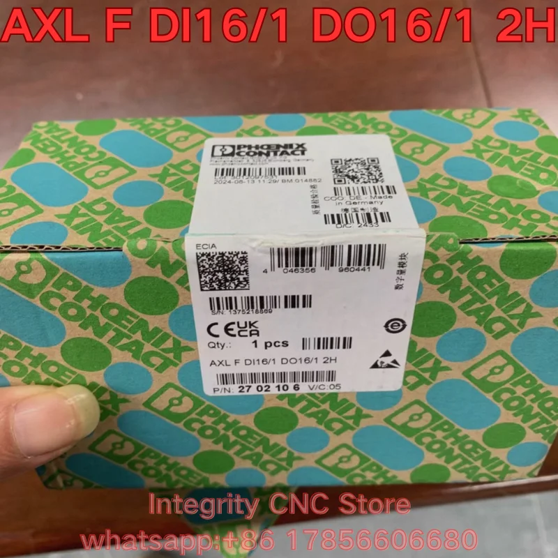 New AXL F DI16/1 DO16/1 2H PLC module
New AXL F DI16/1 DO16/1 2H PLC module