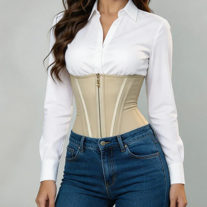 Corset Fajas Waist Trainer for Women Underbust Tummy Control Waist Cincher Corset Hourglass Body Shaper Zipper and Hooks
Corset Fajas Waist Trainer for Women Underbust Tummy Control Waist Cincher Corset Hourglass Body Shaper Zipper and Hooks