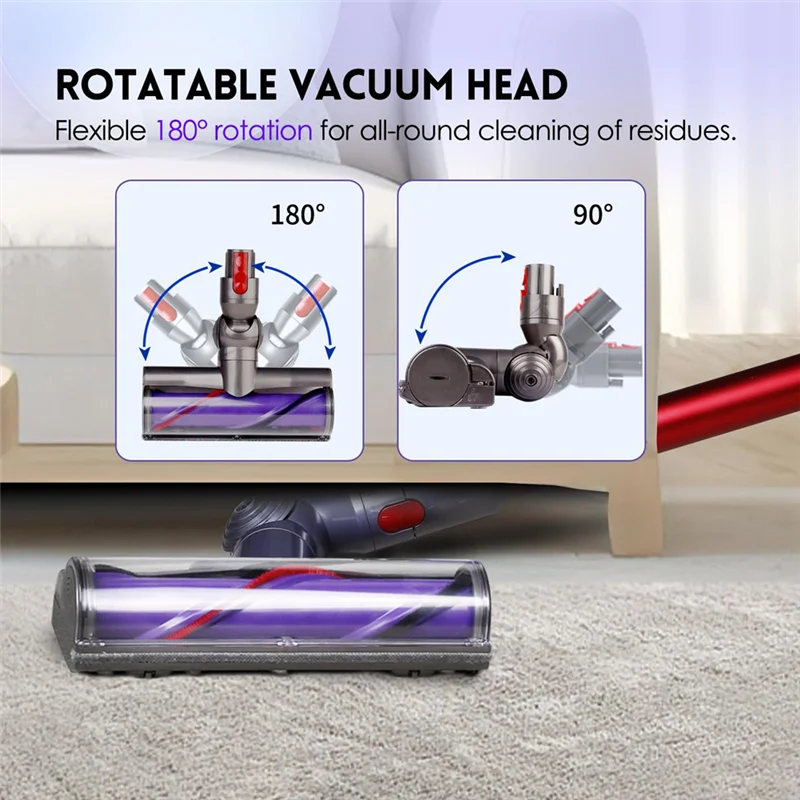 A23Q-Quick-Release Motor Head Cleaner Replacement For Dyson V7 V8 V10 V11 V15,With Flexible Extension Hose And Dust Brush
A23Q-Quick-Release Motor Head Cleaner Replacement For Dyson V7 V8 V10 V11 V15,With Flexible Extension Hose And Dust Brush