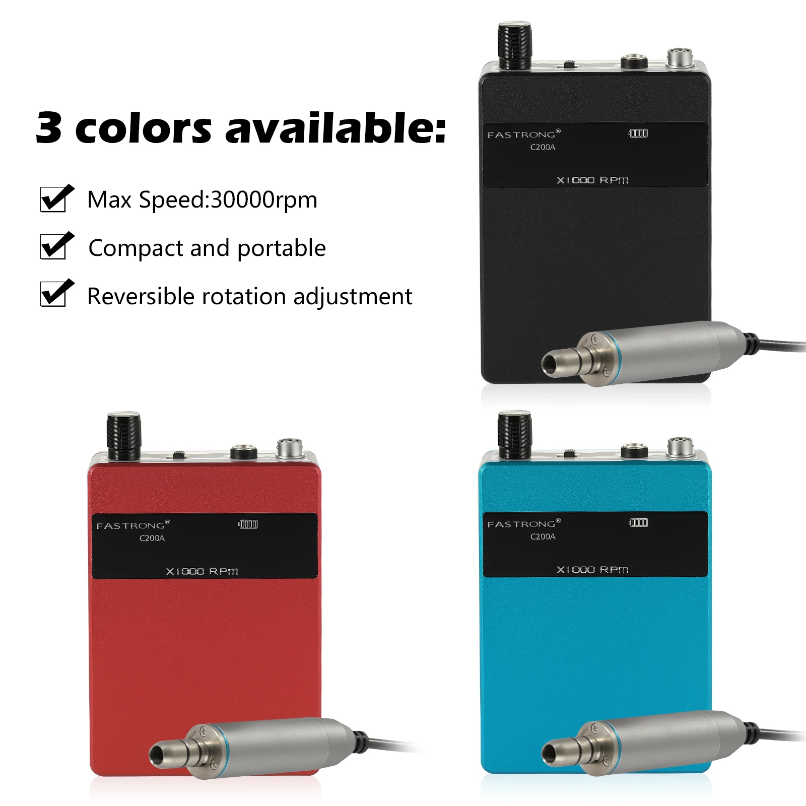 Portable Dental Lab Rechargeable Brushless Handpiece Micromotor With Digital Display Dentist Equipment Tool
Portable Dental Lab Rechargeable Brushless Handpiece Micromotor With Digital Display Dentist Equipment Tool