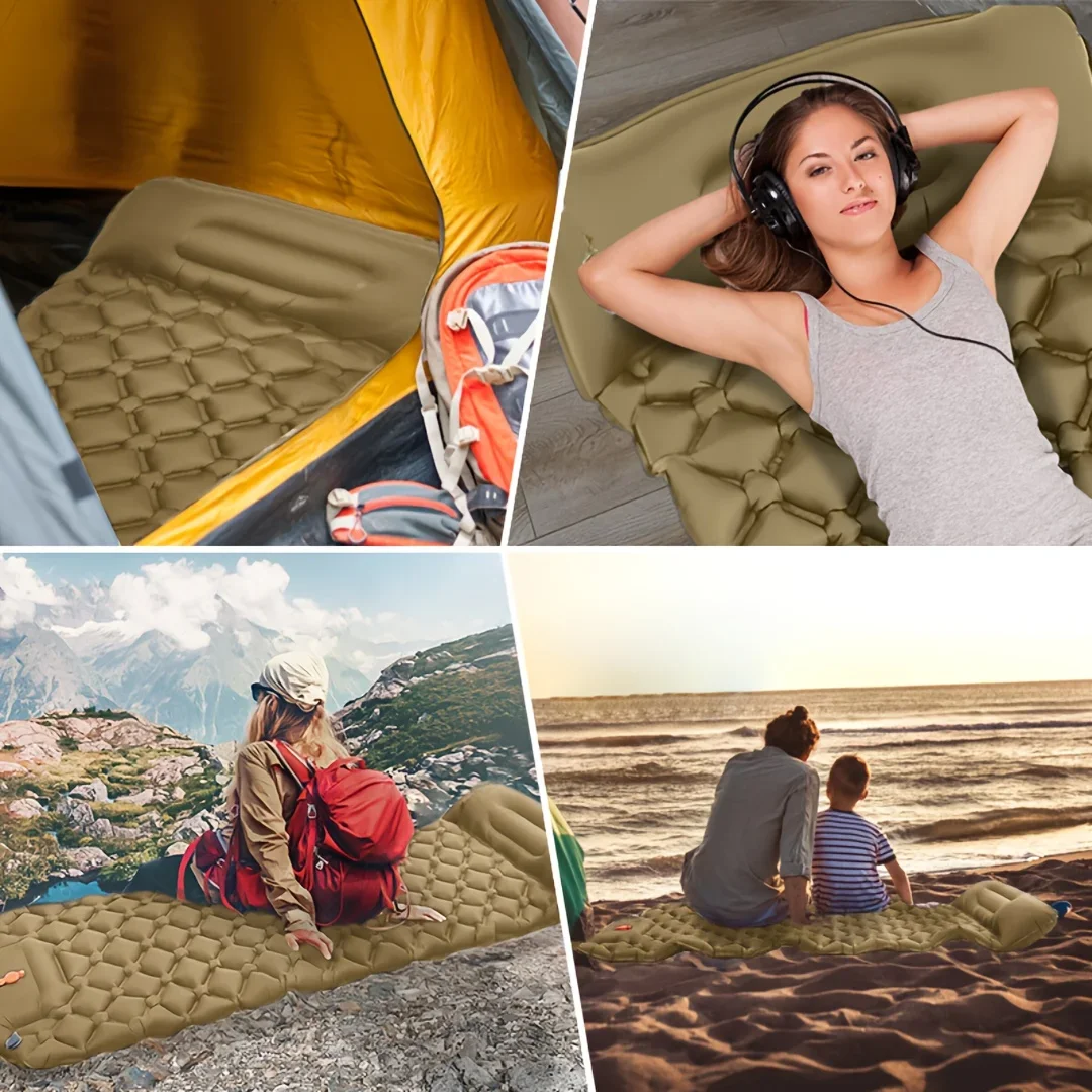 1pc Automatic Inflation Camping Footrest - Outdoor Diamond TPU Mattress/Pillow Portable for Tent Sleeping Pad & Camping Use
1pc Automatic Inflation Camping Footrest - Outdoor Diamond TPU Mattress/Pillow Portable for Tent Sleeping Pad & Camping Use