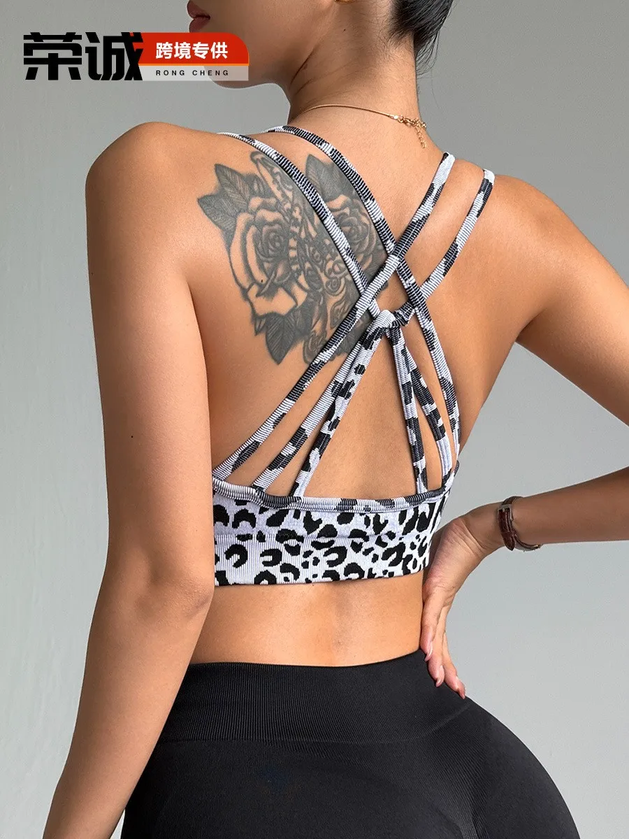Summer Women's Clothing Print Sports Bra Removable Pads Yoga Crop Top Nylon Workout Cami Wear
Summer Women's Clothing Print Sports Bra Removable Pads Yoga Crop Top Nylon Workout Cami Wear