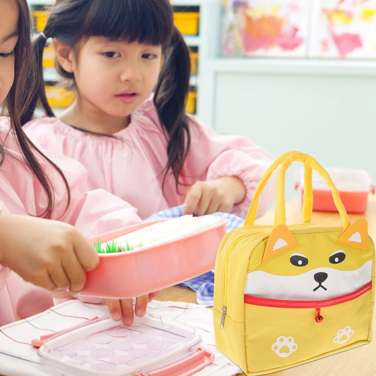 Portable Students Bento Bag Heat Preservation Lunch Tote Insulated Snack Pouch Lightweight Waterproof Handle Design Picnic
Portable Students Bento Bag Heat Preservation Lunch Tote Insulated Snack Pouch Lightweight Waterproof Handle Design Picnic