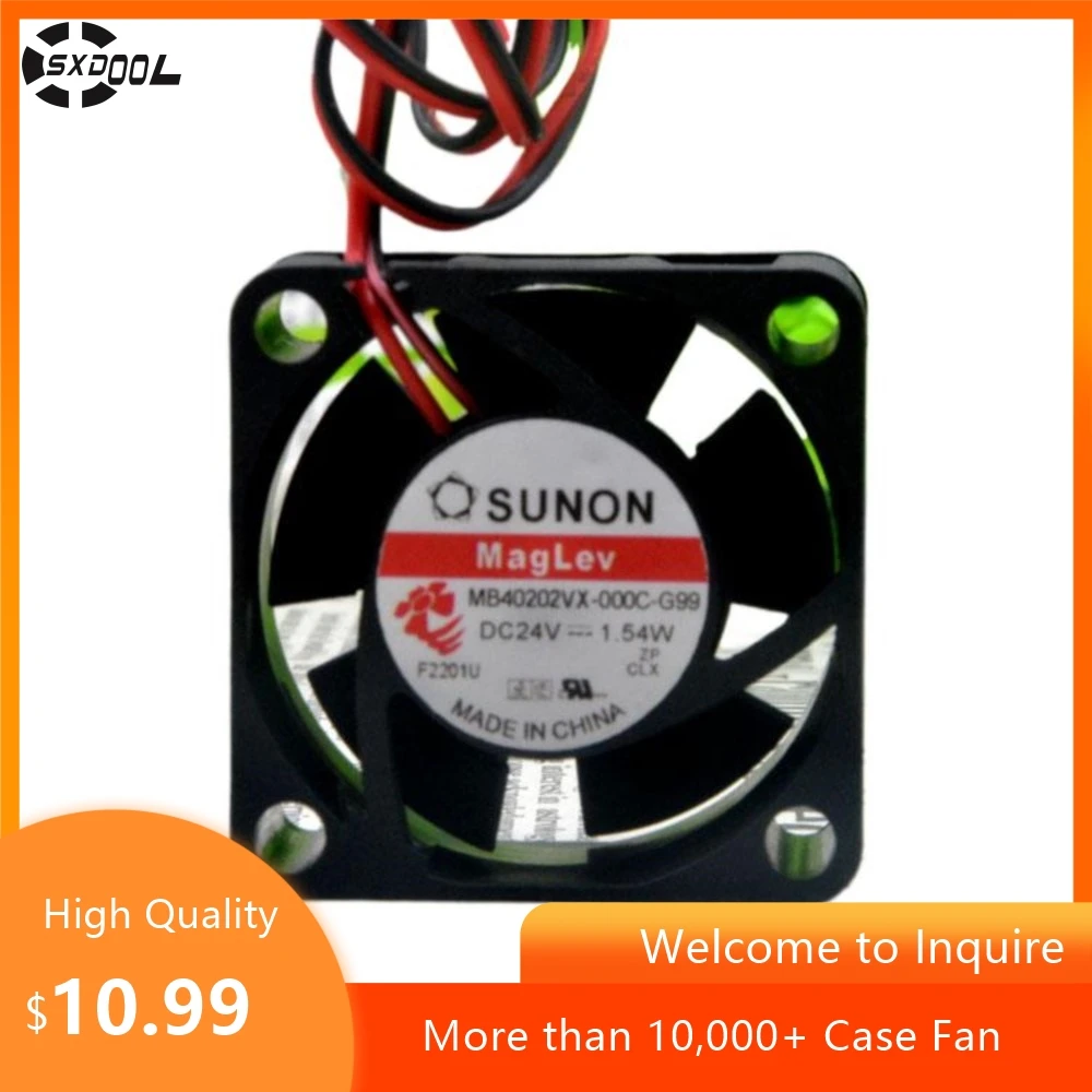 Для Sunon Maglev MB40202VX-000C-G99 DC24v 1,54 Вт 4 см инверторный вентилятор
Для Sunon Maglev MB40202VX-000C-G99 DC24v 1,54 Вт 4 см инверторный вентилятор