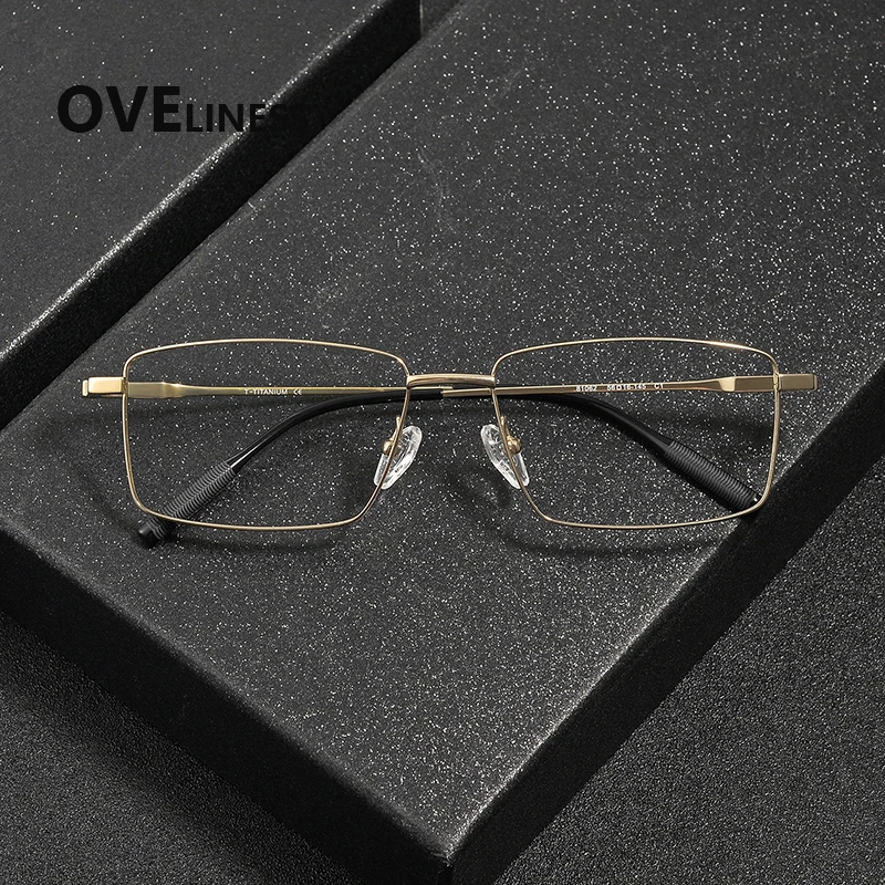 Pure Titanium Glasses Frame Men High Quality Ultralight Eyeglasses Frames Brand Design Square Eyewear Japanese male spectacles
Pure Titanium Glasses Frame Men High Quality Ultralight Eyeglasses Frames Brand Design Square Eyewear Japanese male spectacles