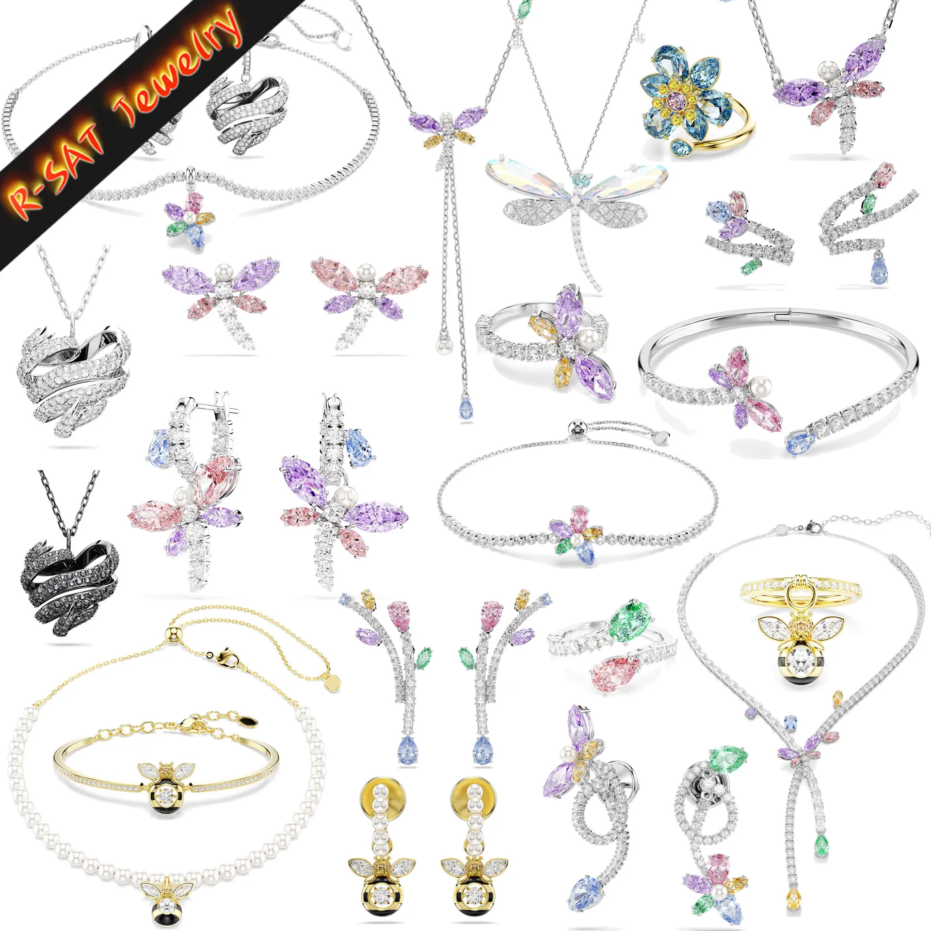 Bee Original Love Set Women Necklace Earrings Bracelet Ring Collection High Quality Jewelry Exquisite Jewelry Party Wedding Gift
Bee Original Love Set Women Necklace Earrings Bracelet Ring Collection High Quality Jewelry Exquisite Jewelry Party Wedding Gift