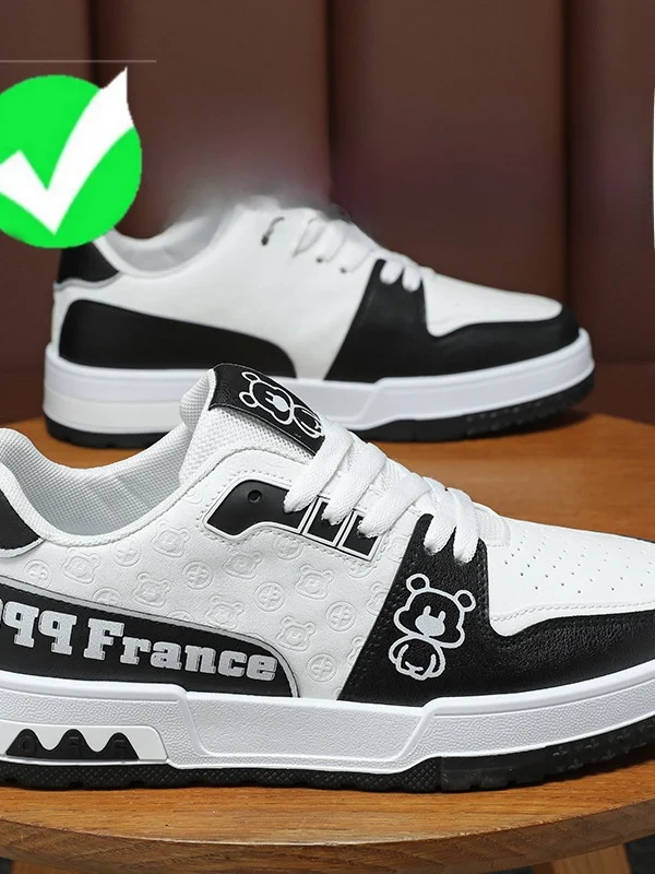 Men's Breathable Sports Shoes Trendy All-Match Thick Bottom Casual Board Shoes Leather Splicing EVA Inner round Toe
Men's Breathable Sports Shoes Trendy All-Match Thick Bottom Casual Board Shoes Leather Splicing EVA Inner round Toe