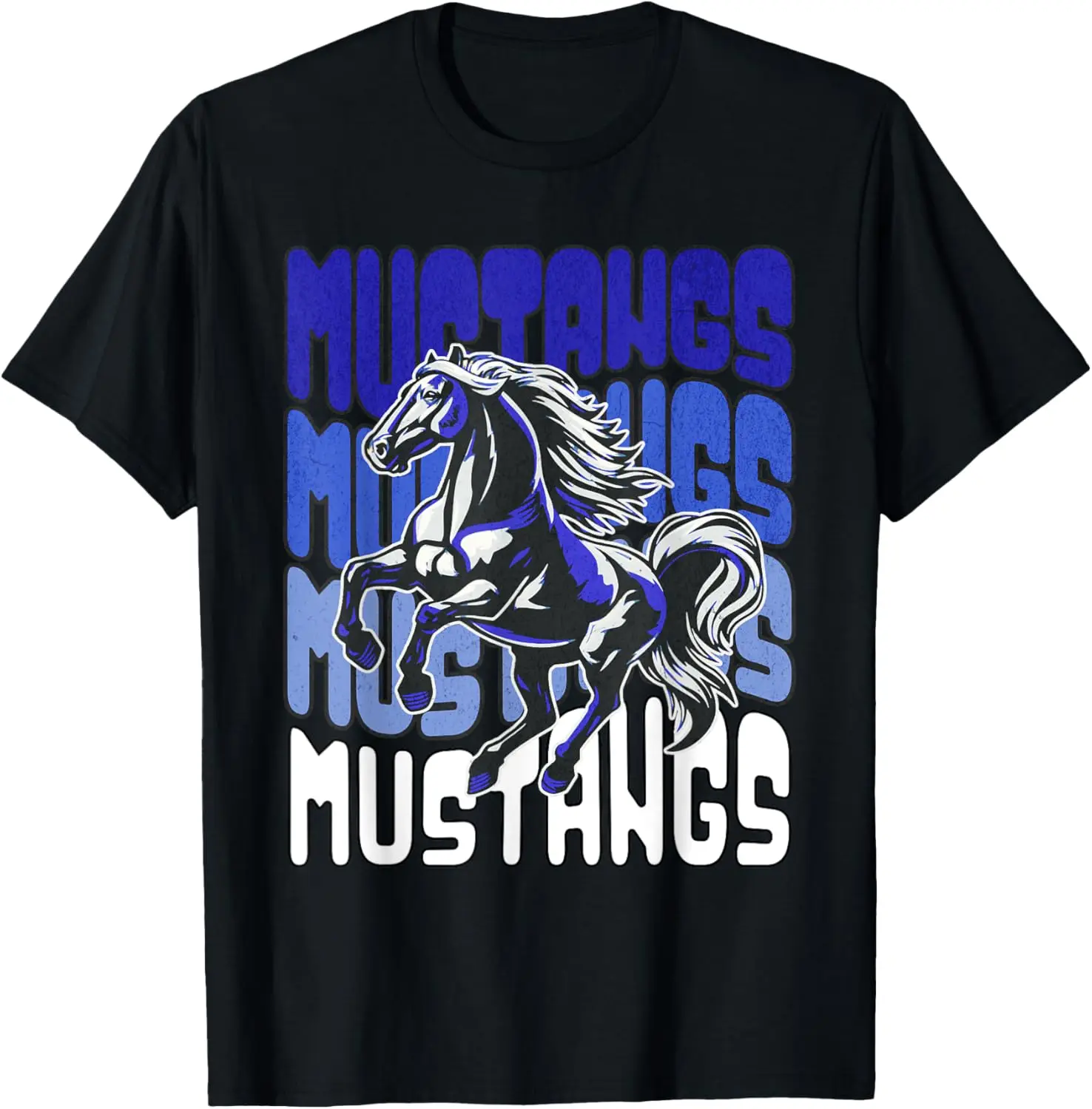 Mustang Mascot School Spirit Sports Team Football Gameday T-Shirt
Mustang Mascot School Spirit Sports Team Football Gameday T-Shirt