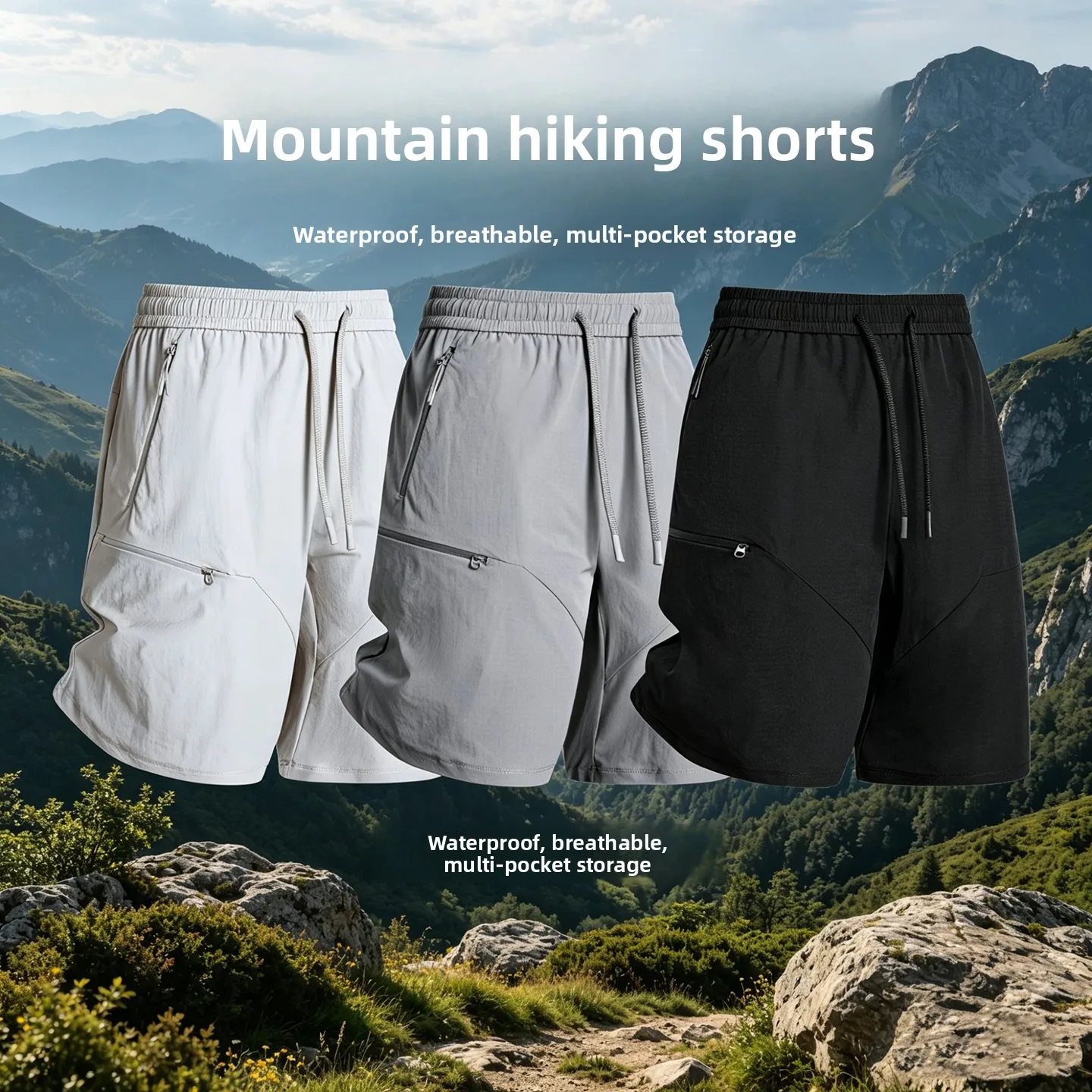 Quick Dry 3D Tailored Outdoor Men's Shorts Summer Sports Versatile Fashionable Nylon Lycra Elastic Waist Straight Leg Fit
Quick Dry 3D Tailored Outdoor Men's Shorts Summer Sports Versatile Fashionable Nylon Lycra Elastic Waist Straight Leg Fit
