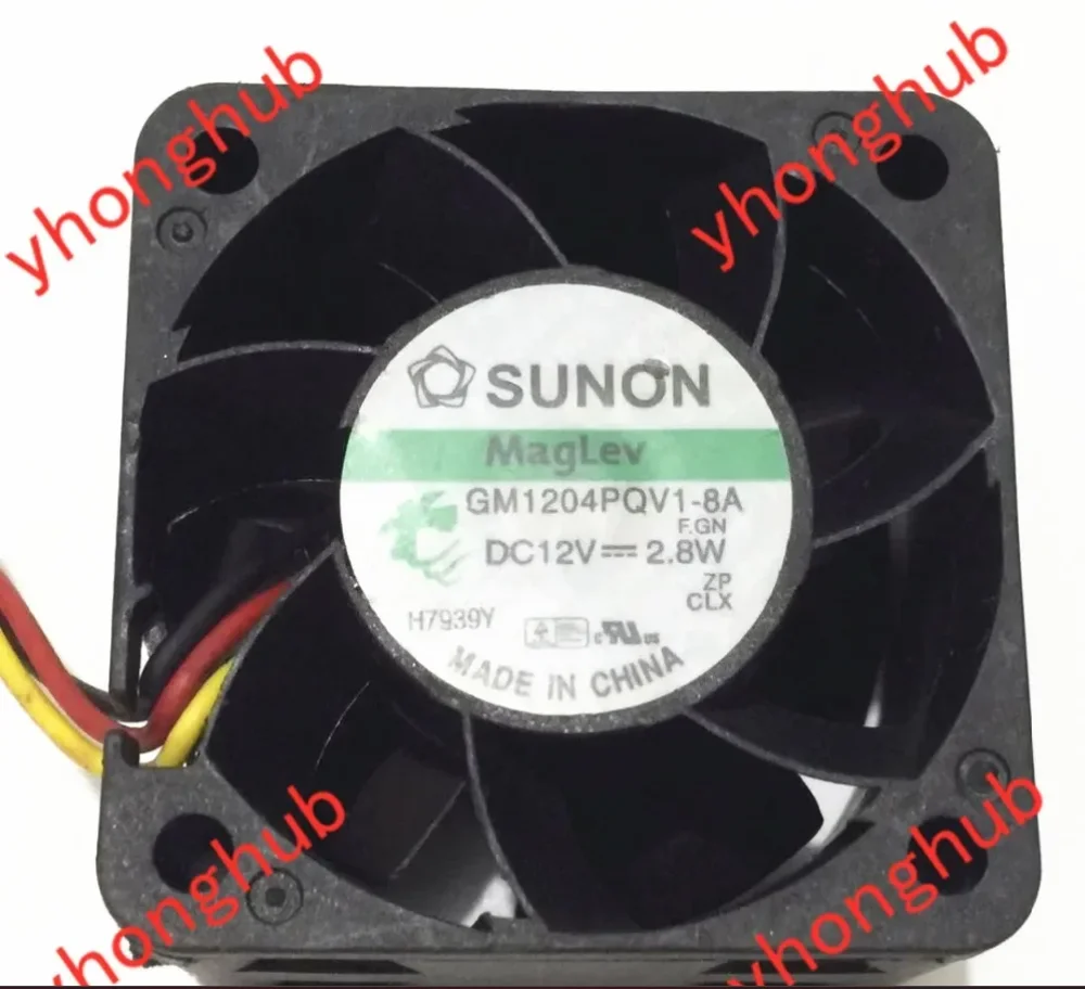 SUNON GM1204PQV1-8A F.GN DC 12V 2.8W 40X40X28mm Server Cooling Fan
SUNON GM1204PQV1-8A F.GN DC 12V 2.8W 40X40X28mm Server Cooling Fan
