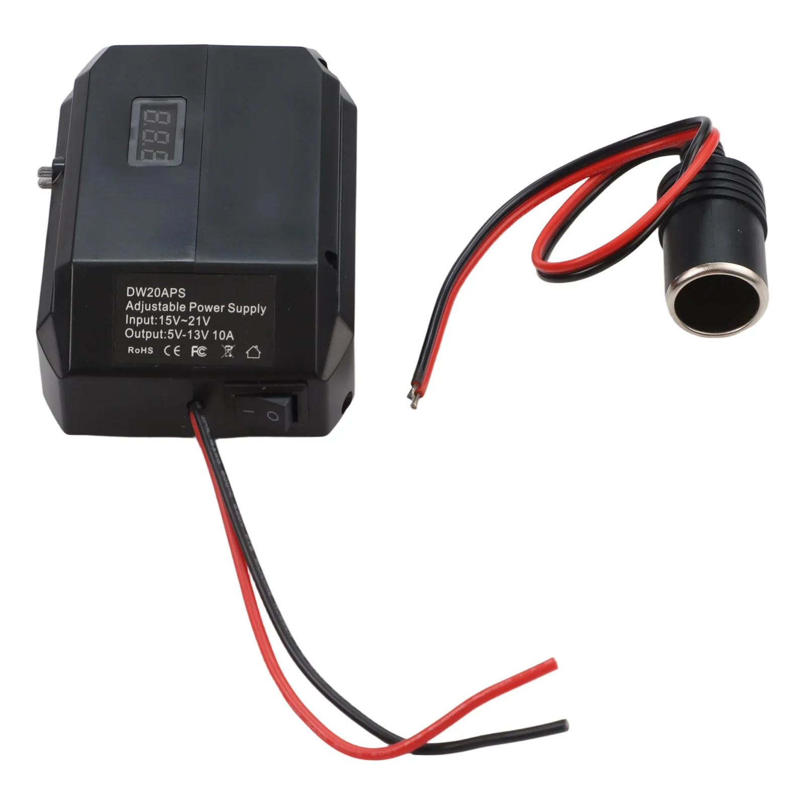 12V Power Source Battery Power Adapter Compact And Lightweight Efficiency 95 For DCB200 For Automotive Supplies
12V Power Source Battery Power Adapter Compact And Lightweight Efficiency 95 For DCB200 For Automotive Supplies