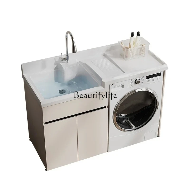 high and low basin washing machine cabinet integrated balcony honeycomb aluminum laundry cabinet combination
high and low basin washing machine cabinet integrated balcony honeycomb aluminum laundry cabinet combination