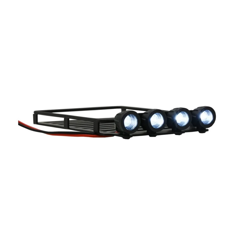 For Scx24 Jeep Mountaineering Rack Luggage Rack With Light Metal Luggage Rack Non-Destructively Refitted Car Dome Light-AT30
For Scx24 Jeep Mountaineering Rack Luggage Rack With Light Metal Luggage Rack Non-Destructively Refitted Car Dome Light-AT30