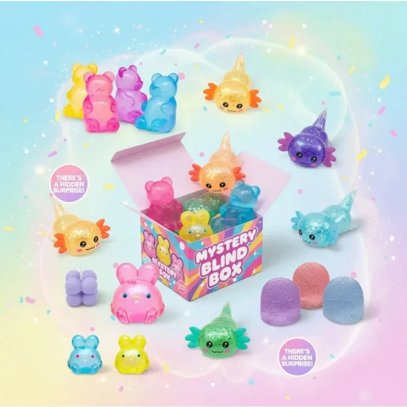 Cute Animal & Candy Squishy Blind Box – 3 Independent Random Draws, Equal Chance Styles + Hidden Secret Variant (Min. 2, Up To 5 Items)
Cute Animal & Candy Squishy Blind Box – 3 Independent Random Draws, Equal Chance Styles + Hidden Secret Variant (Min. 2, Up To 5 Items)