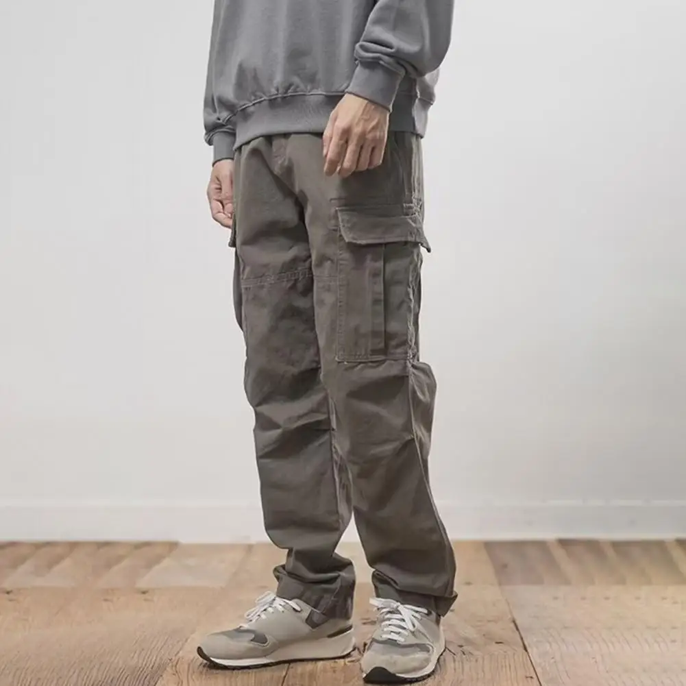 Spring Men Pants Regular Fit Men Trousers Vintage Style Men's Cargo Pants with Multiple Pockets for Outdoor Travel Loose Fit
Spring Men Pants Regular Fit Men Trousers Vintage Style Men's Cargo Pants with Multiple Pockets for Outdoor Travel Loose Fit
