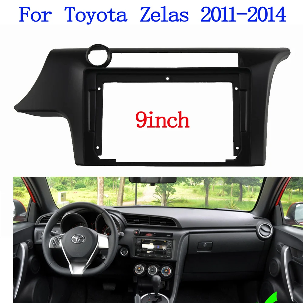 Автомобильный радиоприемник 9 дюймов, облицовка для Toyota Zelas 2011-2014, рамка панели приборной панели 2 Din, DVD, GPS, Mp5, комплект для Android-плеера
Автомобильный радиоприемник 9 дюймов, облицовка для Toyota Zelas 2011-2014, рамка панели приборной панели 2 Din, DVD, GPS, Mp5, комплект для Android-плеера