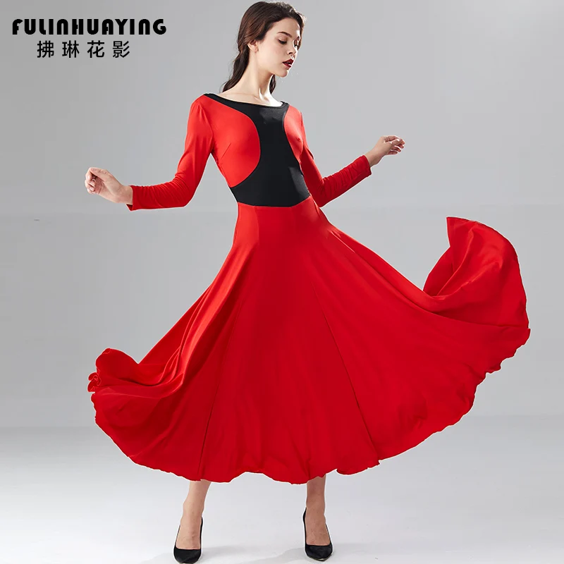 2022 New ballroom dance competition dress dance ballroom waltz dresses standard dance dress women ballroom dress Y0119
2022 New ballroom dance competition dress dance ballroom waltz dresses standard dance dress women ballroom dress Y0119