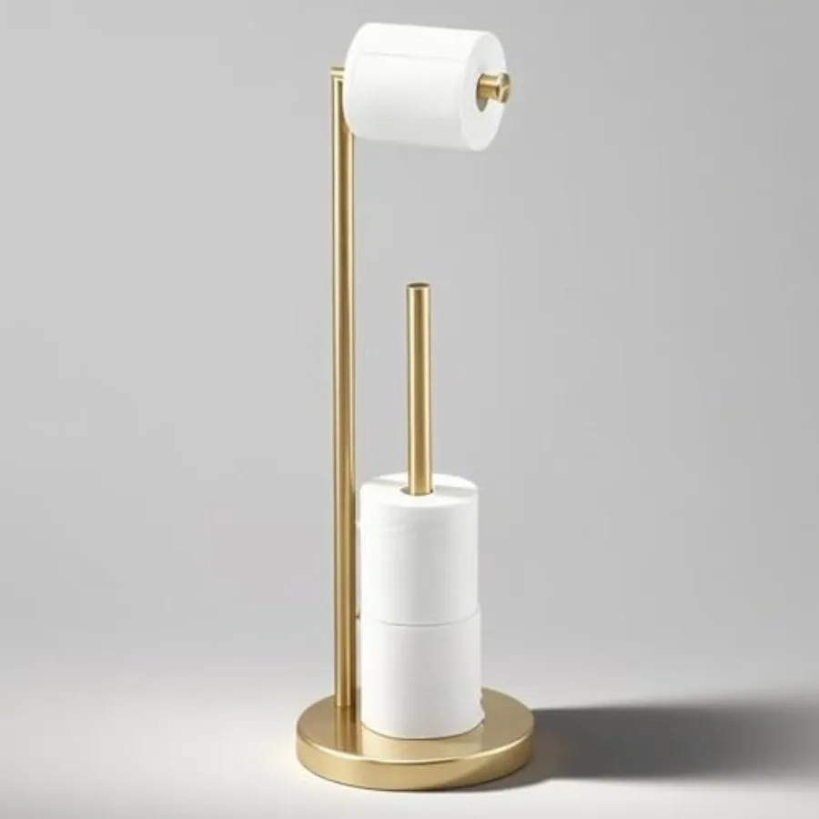 Toilet Paper Roll Holder Stand Bathroom Free Standing Toilet Tissue Paper Roll Holder Stand with Reserve Function
Toilet Paper Roll Holder Stand Bathroom Free Standing Toilet Tissue Paper Roll Holder Stand with Reserve Function
