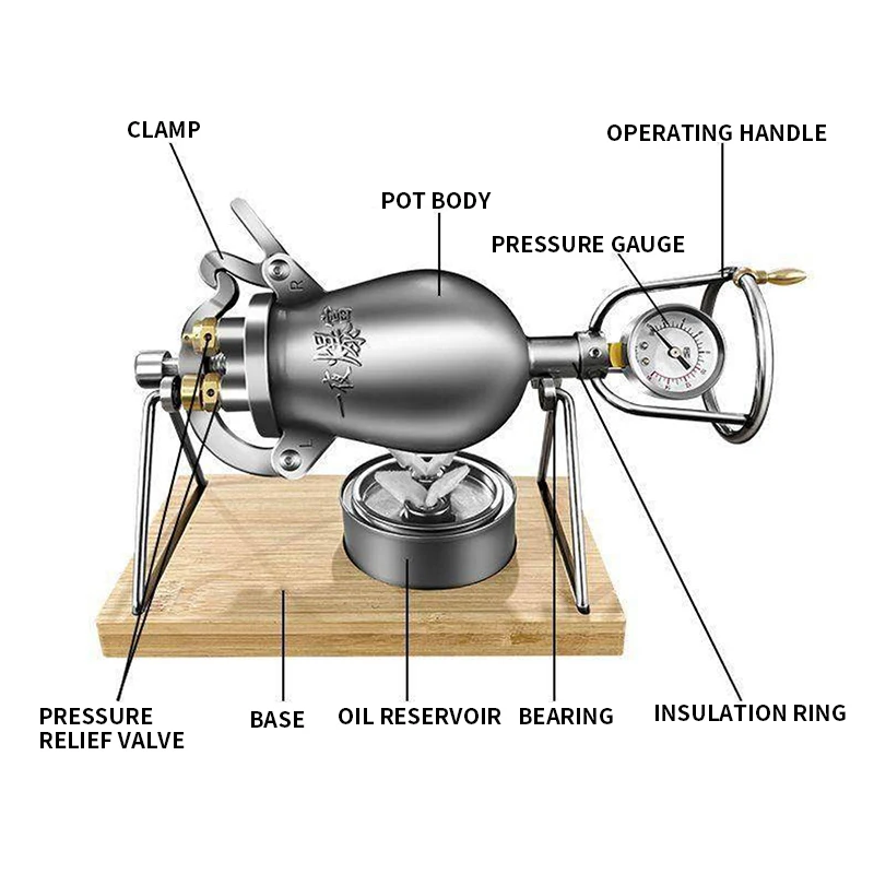 Vintage Traditional Popcorn Maker Compact Mini Home Machine Trendy Hand-Cranked 304 Stainless Steel Popcorn Maker
Vintage Traditional Popcorn Maker Compact Mini Home Machine Trendy Hand-Cranked 304 Stainless Steel Popcorn Maker