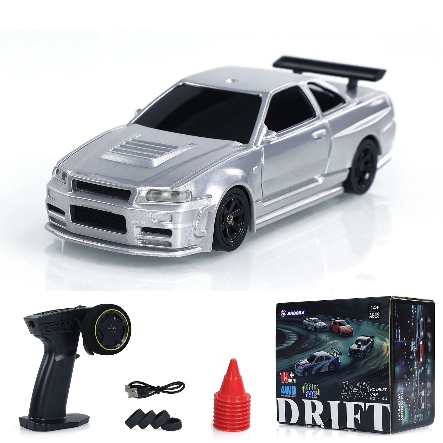 1/43 RC Drifting Car Mini RTR High Speed 4WD 2.4G Four-wheel Drive Radio Control Racing Popular Toy Gifts Model
1/43 RC Drifting Car Mini RTR High Speed 4WD 2.4G Four-wheel Drive Radio Control Racing Popular Toy Gifts Model
