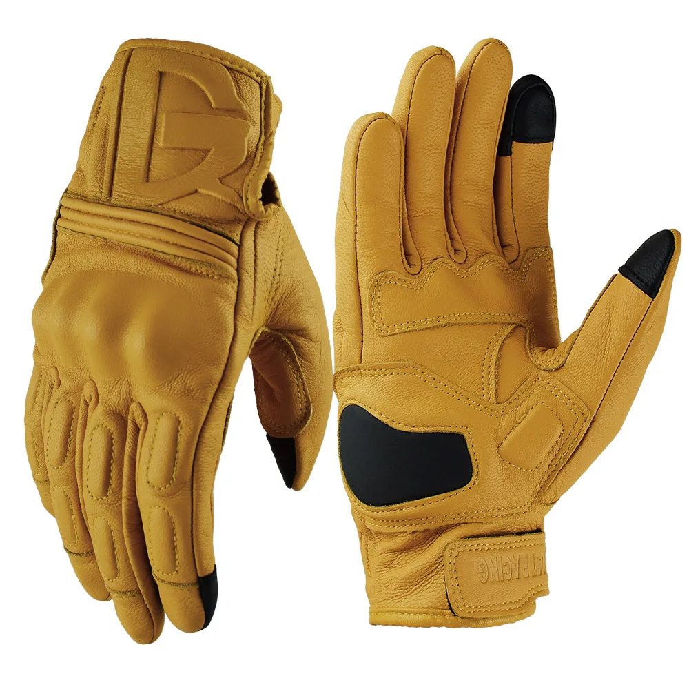 Motorcycle Riding Leather Gloves Anti Fall Full Finger Windproof Breathable Warm Motorbike Racing Gloves Four Season Men Women
Motorcycle Riding Leather Gloves Anti Fall Full Finger Windproof Breathable Warm Motorbike Racing Gloves Four Season Men Women