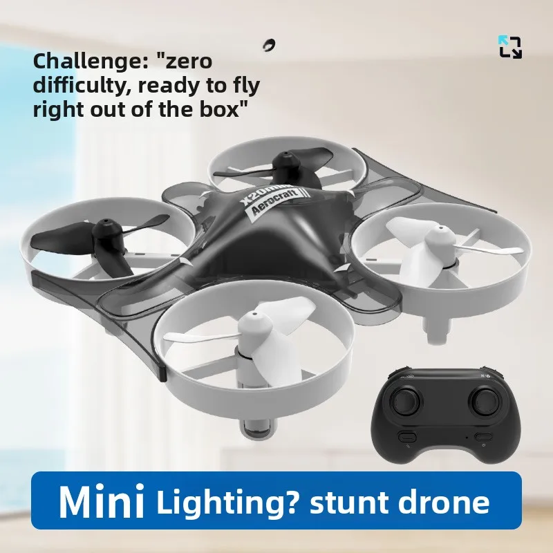 Квадрокоптер X20 Cross-bordermini 360 ° Дрон с разноцветной подсветкой, фиксированной высотой, на радиоуправлении, модель игрушечного самолета
Квадрокоптер X20 Cross-bordermini 360 ° Дрон с разноцветной подсветкой, фиксированной высотой, на радиоуправлении, модель игрушечного самолета