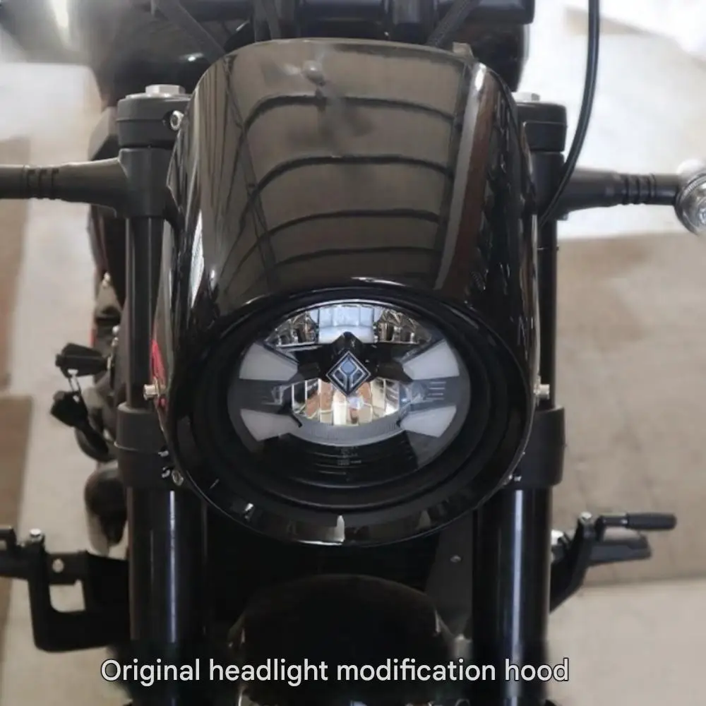 For Benda Black Flag 500 Retro Headlight Cowl Windshield Fairing Original Headlight Compatible ABS Material No-drill Install
For Benda Black Flag 500 Retro Headlight Cowl Windshield Fairing Original Headlight Compatible ABS Material No-drill Install