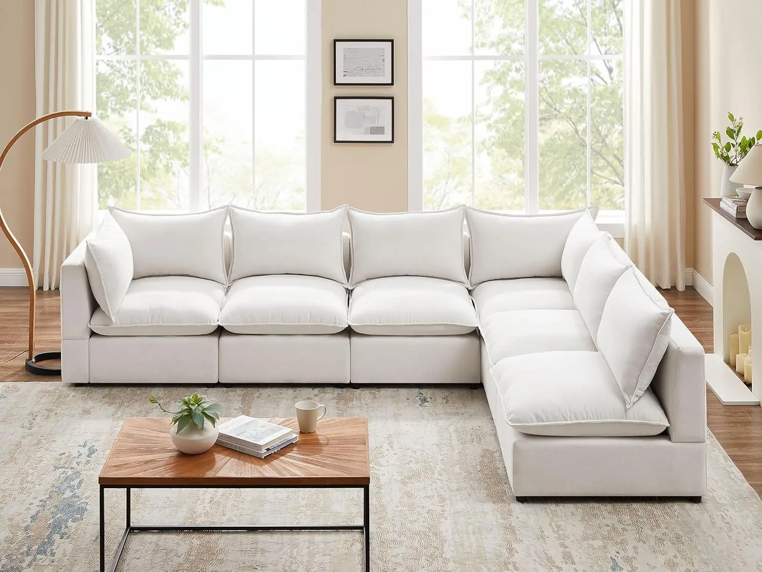 Modular Sectional Sofa, 6 Seater Sectional Sofa Modular Sectional Couch For Living Room, V Shape Sofa
Modular Sectional Sofa, 6 Seater Sectional Sofa Modular Sectional Couch For Living Room, V Shape Sofa