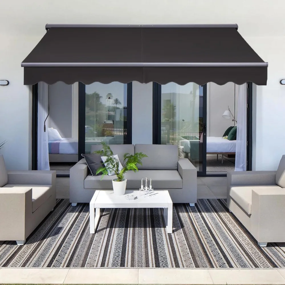 13'x10' patio retractable awning | luxury series | premium quality sunshade, 100% solution-dyed european acrylic uv resistant, c
13'x10' patio retractable awning | luxury series | premium quality sunshade, 100% solution-dyed european acrylic uv resistant, c