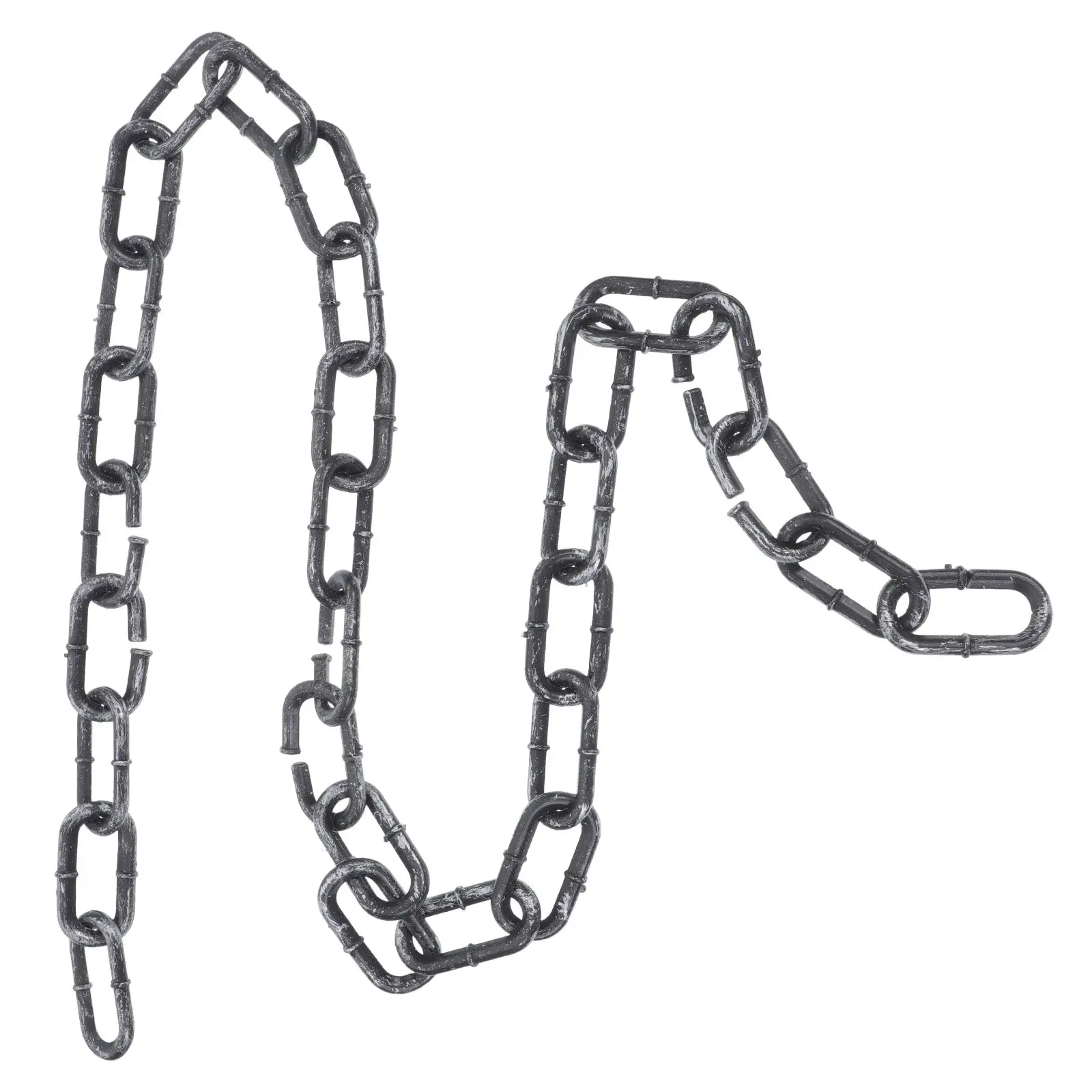 Simulated Iron Chain Props Plastic Decor Halloween Party Fake Costume Cosplay Decoration Link
Simulated Iron Chain Props Plastic Decor Halloween Party Fake Costume Cosplay Decoration Link