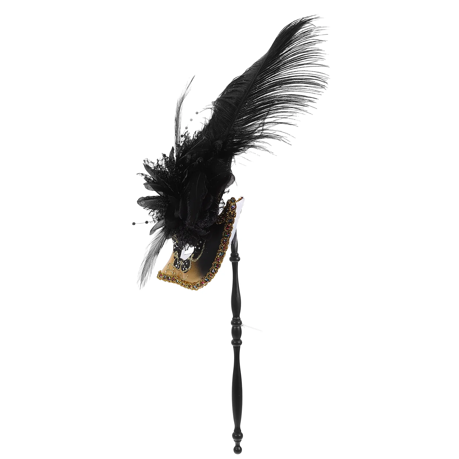 Handheld Masquerade Mask with Stick Fancy Dress Masks Venetian Women Plastic Miss
Handheld Masquerade Mask with Stick Fancy Dress Masks Venetian Women Plastic Miss