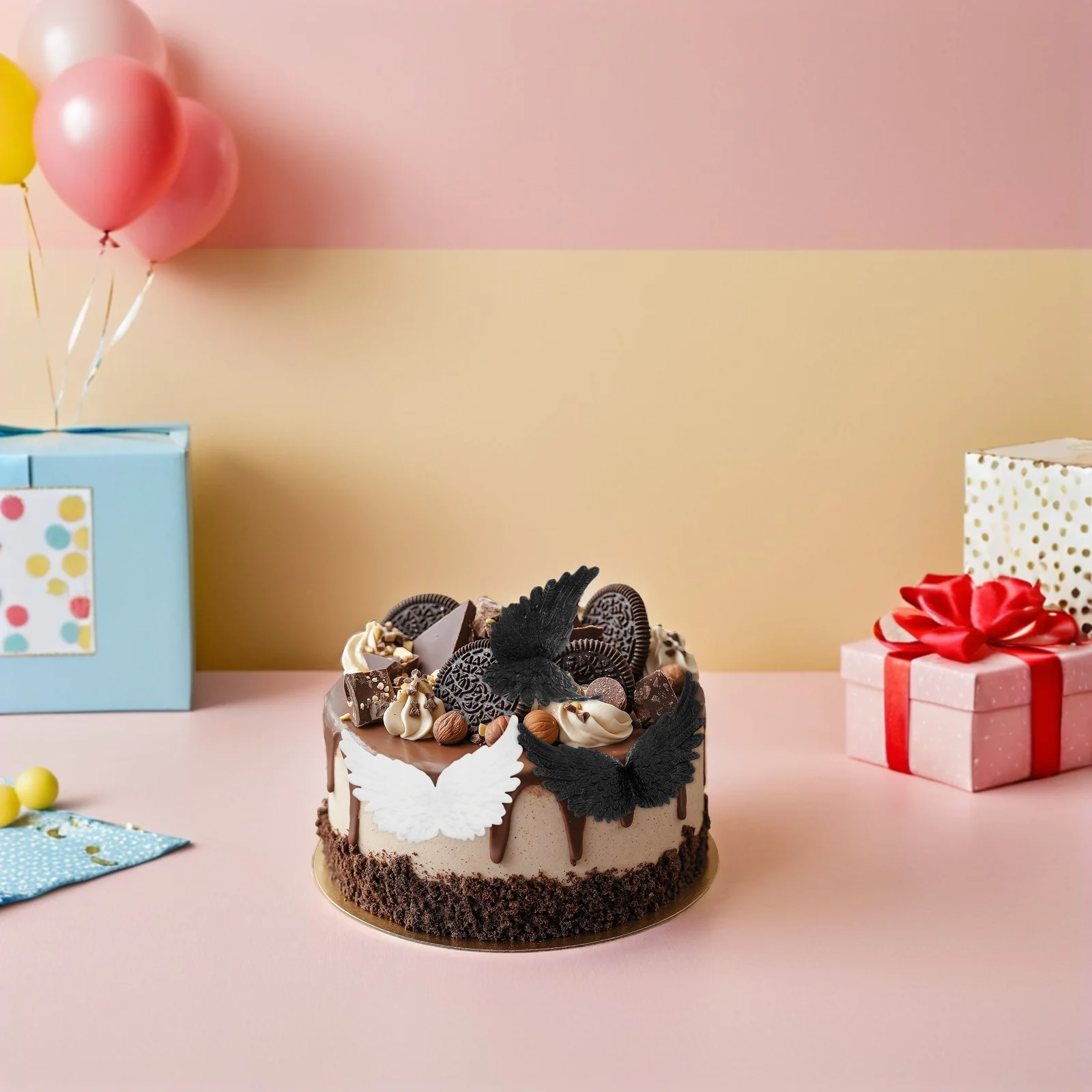 24Pcs Angel Wings Cake Decorations Plastic Lightweight DIY Craft Toppers for Birthday Wedding Party Decor Wings for Ornaments
24Pcs Angel Wings Cake Decorations Plastic Lightweight DIY Craft Toppers for Birthday Wedding Party Decor Wings for Ornaments