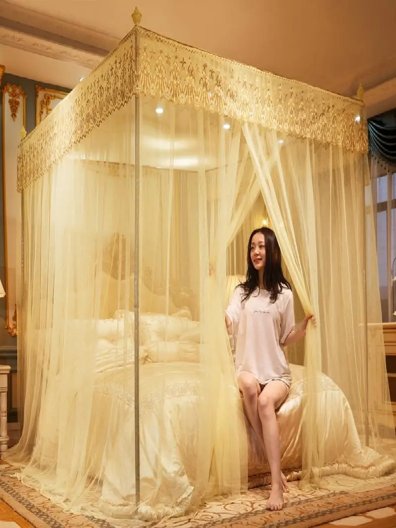 Thickened Encrypted Frame Mosquito Net Three Door Floor Standing Single Double Home Use 121518 Non Installable Polyester Fiber
Thickened Encrypted Frame Mosquito Net Three Door Floor Standing Single Double Home Use 121518 Non Installable Polyester Fiber