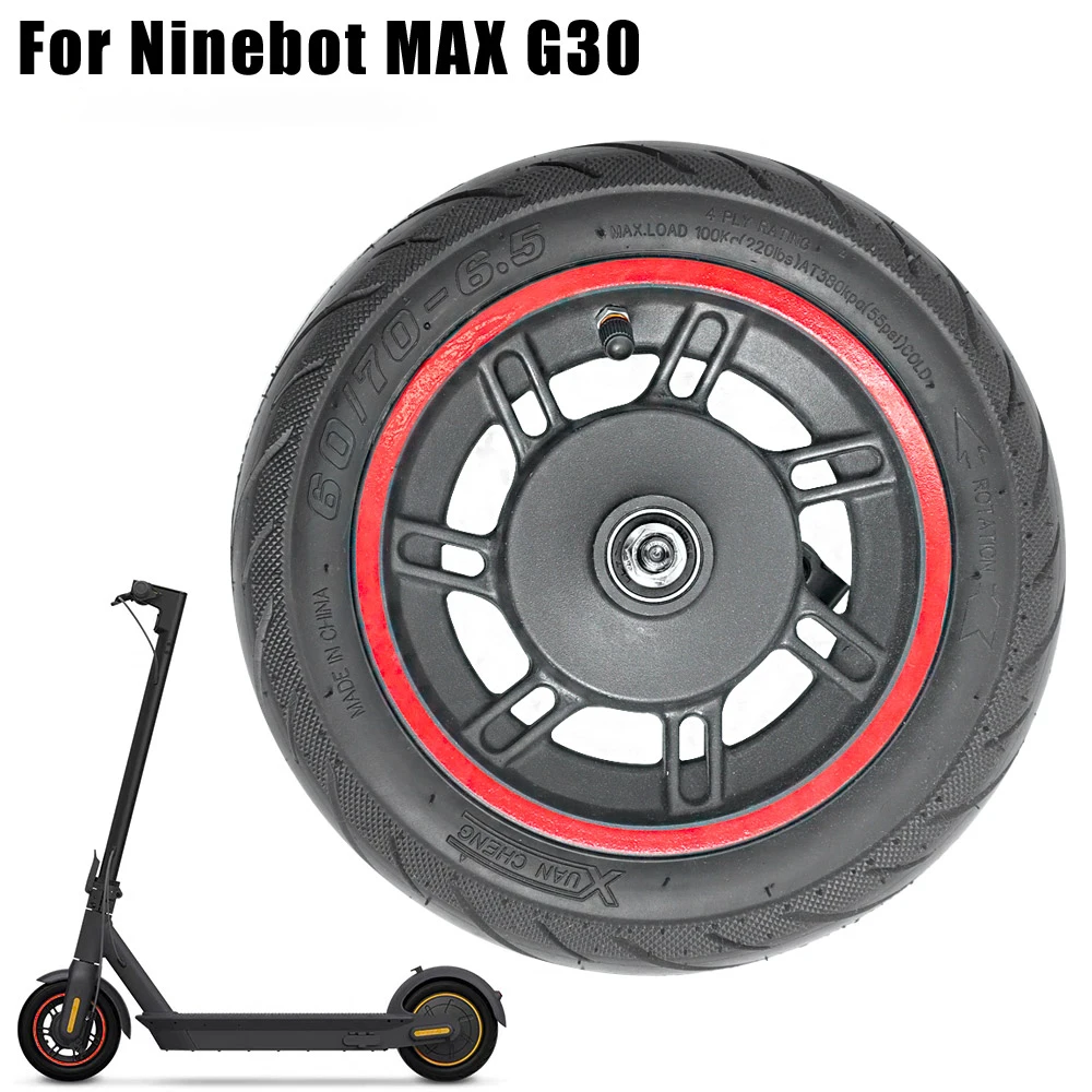 Electric Scooter Front Wheel Tire Durable Vacuum Tire with Hub Disc Spare Parts for NINEBOT MAX G30 Assembly 60/70-6.5 55 PSI
Electric Scooter Front Wheel Tire Durable Vacuum Tire with Hub Disc Spare Parts for NINEBOT MAX G30 Assembly 60/70-6.5 55 PSI