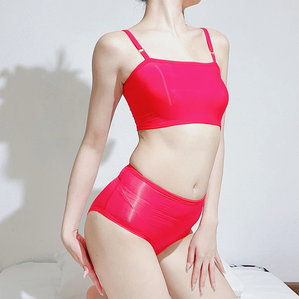 Women Sexy Lingerie Adjustable Bra Set Oil Shiny Transparent Nightwear Sheer Ultrathin Sleepwear Briefs See-through Underwear
Women Sexy Lingerie Adjustable Bra Set Oil Shiny Transparent Nightwear Sheer Ultrathin Sleepwear Briefs See-through Underwear