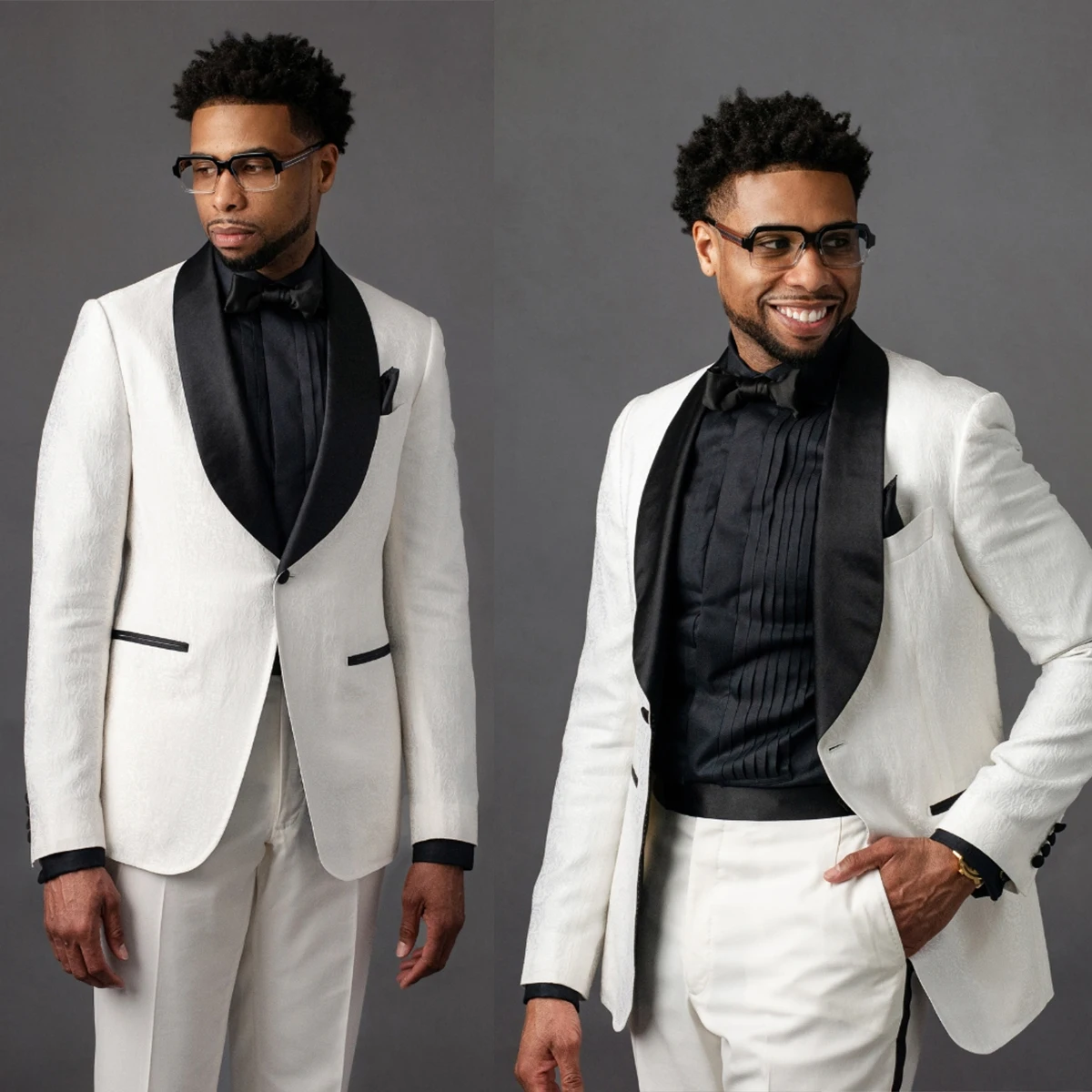 Fashion Customize Suits For Men Slim Fit Blazer Pants 2 Pieces Set Prom Wedding Business Shawl Lapel Tuxedos Costumes Hommes
Fashion Customize Suits For Men Slim Fit Blazer Pants 2 Pieces Set Prom Wedding Business Shawl Lapel Tuxedos Costumes Hommes