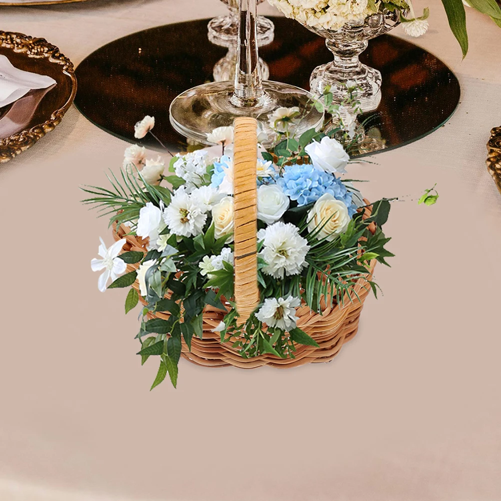 Rattan Small with Handle Mini Wicker Berry Flower Baskets for Home Decor Picnic Travel Outdoor Activities Small Wooden Basket
Rattan Small with Handle Mini Wicker Berry Flower Baskets for Home Decor Picnic Travel Outdoor Activities Small Wooden Basket