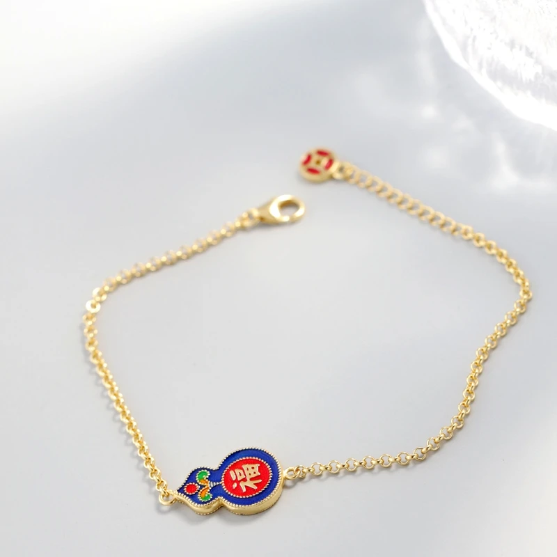 Authentic 925 Sterling Silver Bracelets Chinese ethnic retro style 18k Gold Plating Bracelet Elegance Women Fine Jewelry Gift
Authentic 925 Sterling Silver Bracelets Chinese ethnic retro style 18k Gold Plating Bracelet Elegance Women Fine Jewelry Gift