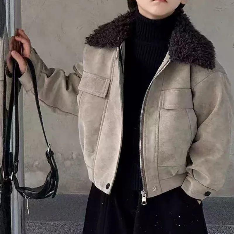 Boys Jacket Fleece Lined Warm Coat Winter Kids Thick Casual Jacket Korean Style Fashion Outerwear Boys Winter Jacket Outfit
Boys Jacket Fleece Lined Warm Coat Winter Kids Thick Casual Jacket Korean Style Fashion Outerwear Boys Winter Jacket Outfit