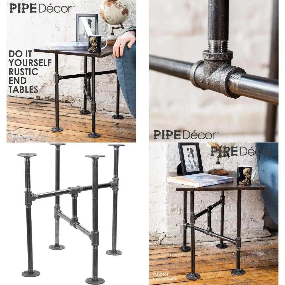 Комплект ножек для приставного столика в индустриальном стиле, серые черные металлические трубы для тяжелых нагрузок
Комплект ножек для приставного столика в индустриальном стиле, серые черные металлические трубы для тяжелых нагрузок