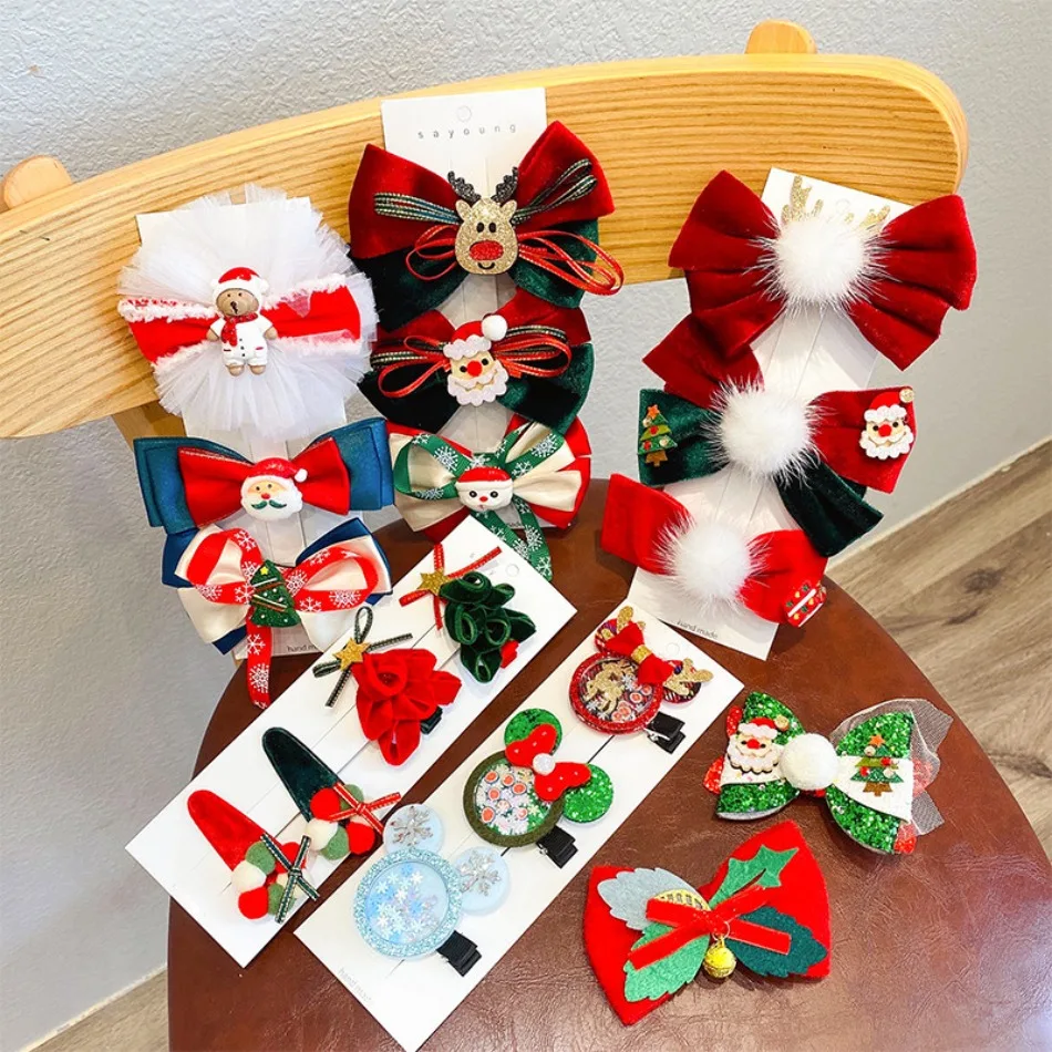 Toddler Hair Accessories Xmas Christmas Hair Hoop Cute Star Plush Ball Hairpin Girls Red Headband Bowknot Hair Clip Party ZX07
Toddler Hair Accessories Xmas Christmas Hair Hoop Cute Star Plush Ball Hairpin Girls Red Headband Bowknot Hair Clip Party ZX07