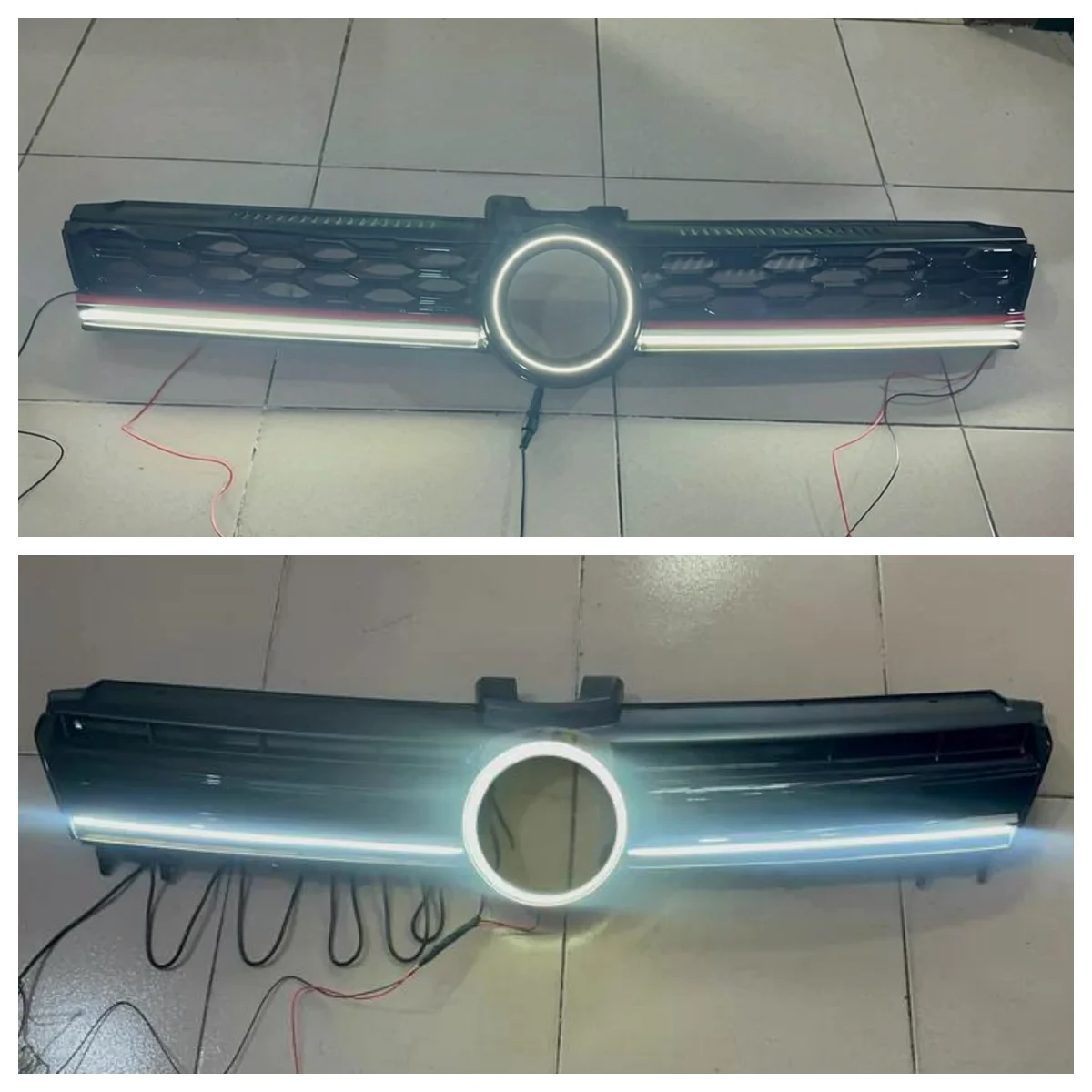 Front bumper Grill with ACC for Volkswagen vw 14-17 MK7 Golf7 18-20 MK7.5 Golf7.5 modified white light grille Net Radiator
Front bumper Grill with ACC for Volkswagen vw 14-17 MK7 Golf7 18-20 MK7.5 Golf7.5 modified white light grille Net Radiator