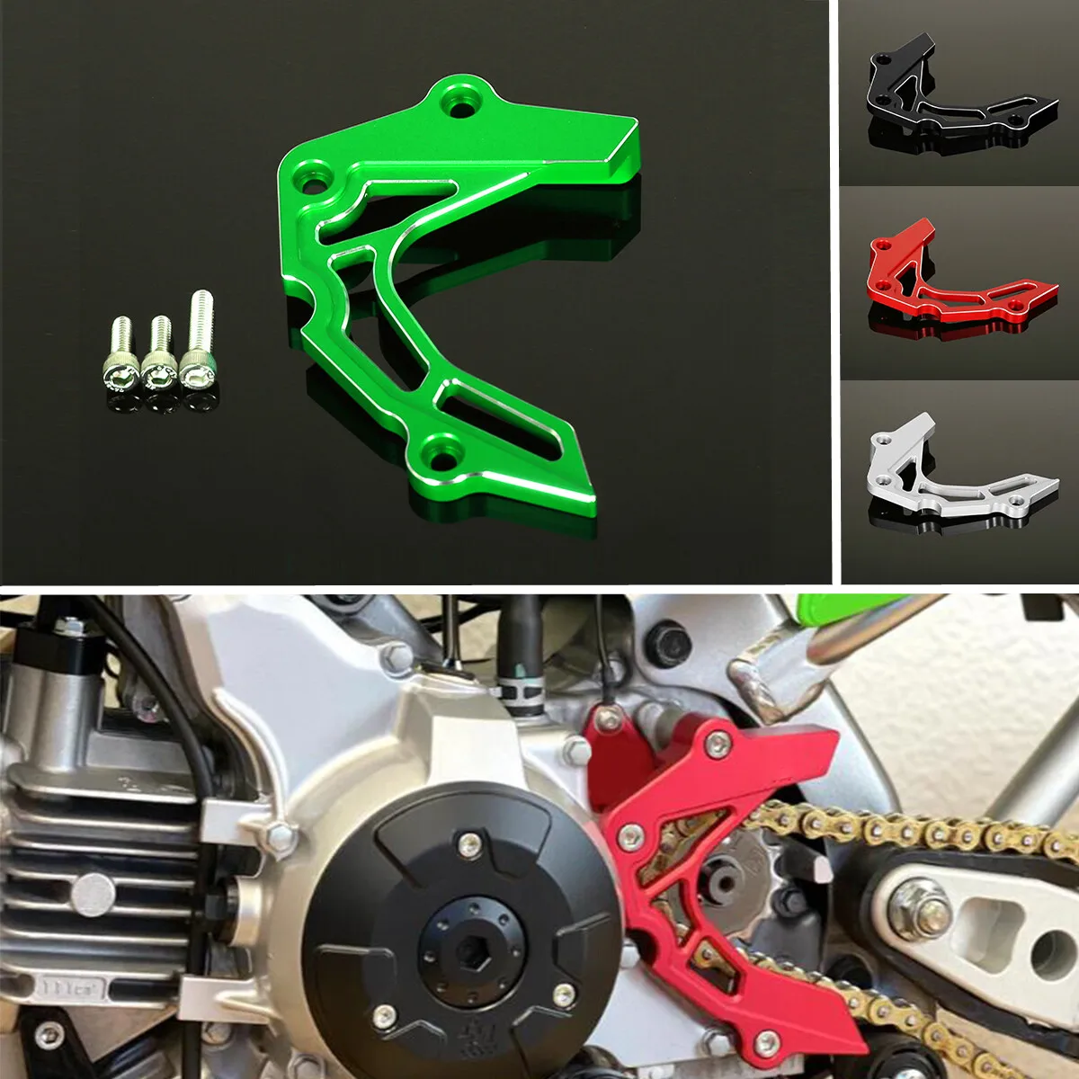 3D CNC Front Sprocket Guard For Kawasaki Z125 pro 2017-2025 KLX KLX110 KLX110L 02-24
3D CNC Front Sprocket Guard For Kawasaki Z125 pro 2017-2025 KLX KLX110 KLX110L 02-24