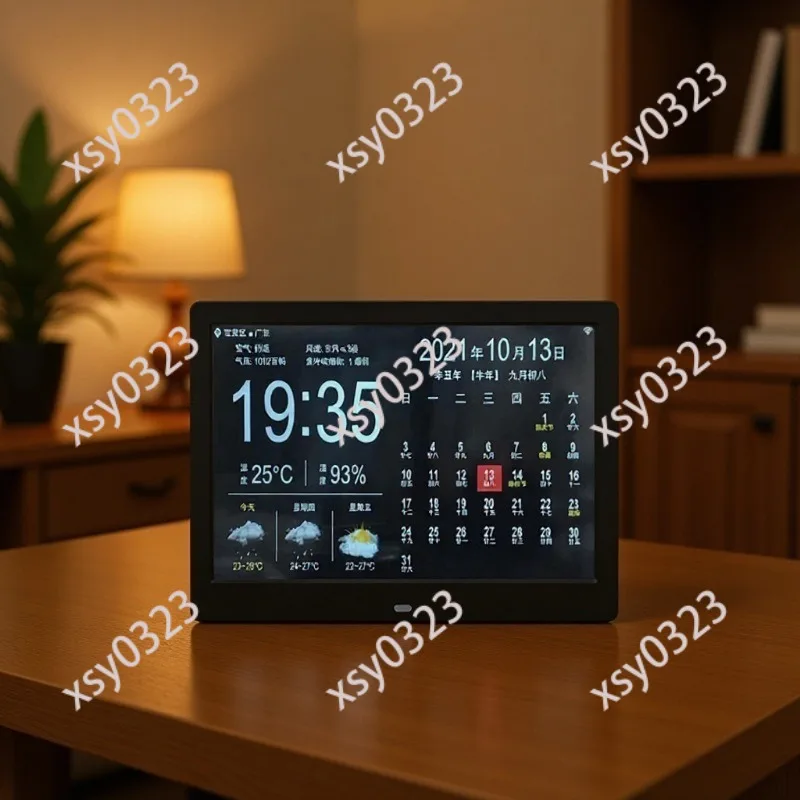 10 Inch WiFi Digital Photo Frame Clock, Weather Forecast Thermometer Hygrometer Calendar Display
10 Inch WiFi Digital Photo Frame Clock, Weather Forecast Thermometer Hygrometer Calendar Display