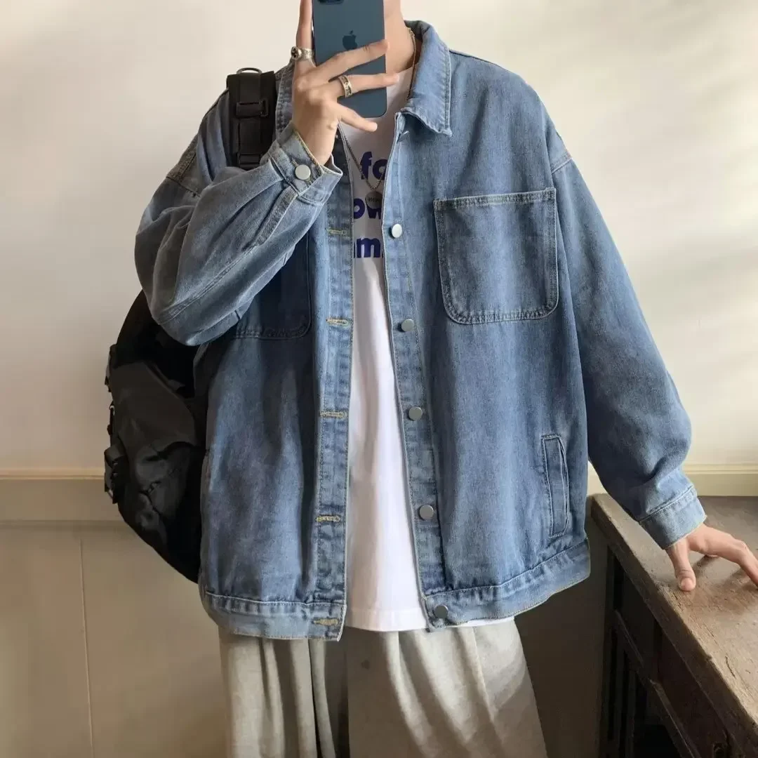 2025 Caofeimao Vintage Jacket Men's Autumn Loose and Versatile Denim Jacket Casual Top Casual Denim Coat Loose Men's Fall
2025 Caofeimao Vintage Jacket Men's Autumn Loose and Versatile Denim Jacket Casual Top Casual Denim Coat Loose Men's Fall