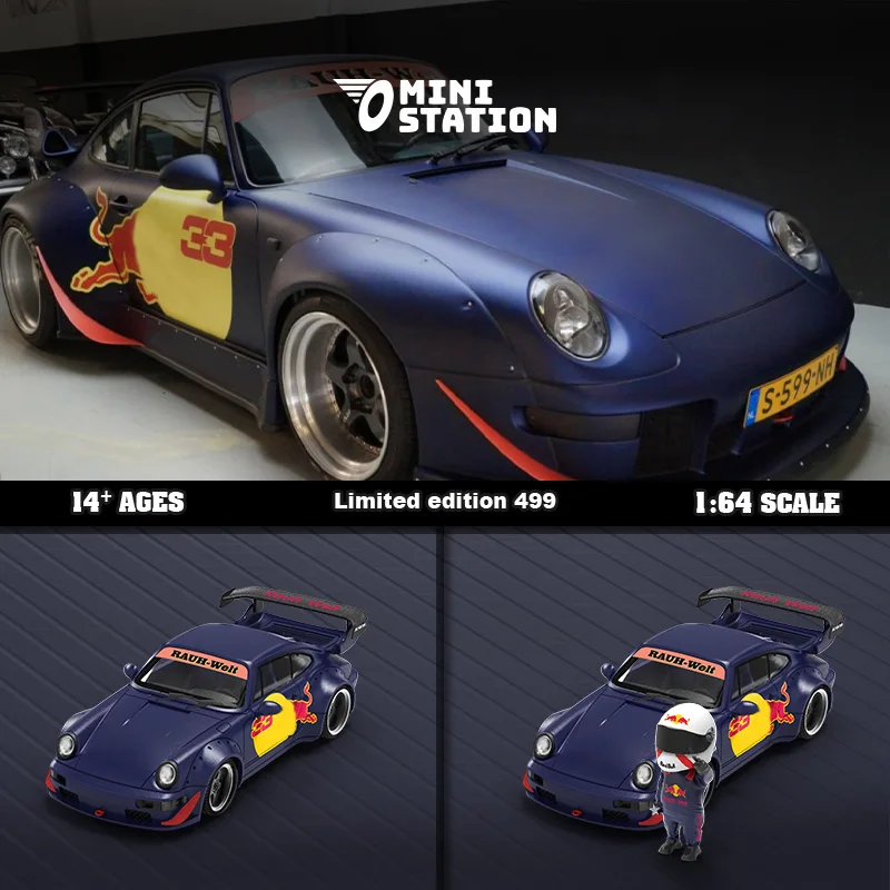Mini Station 1:64 RWB964 RB#33 Limited499 Diecast Collector's Vehicle Model Car
Mini Station 1:64 RWB964 RB#33 Limited499 Diecast Collector's Vehicle Model Car