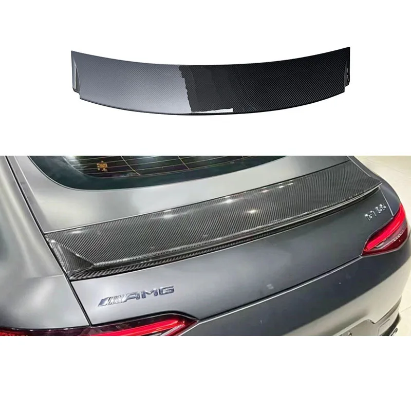 Suitable for Mercedes-Benz AMG GT50 dry carbon fiber rear wing fixed air wing modified auto parts spoiler
Suitable for Mercedes-Benz AMG GT50 dry carbon fiber rear wing fixed air wing modified auto parts spoiler