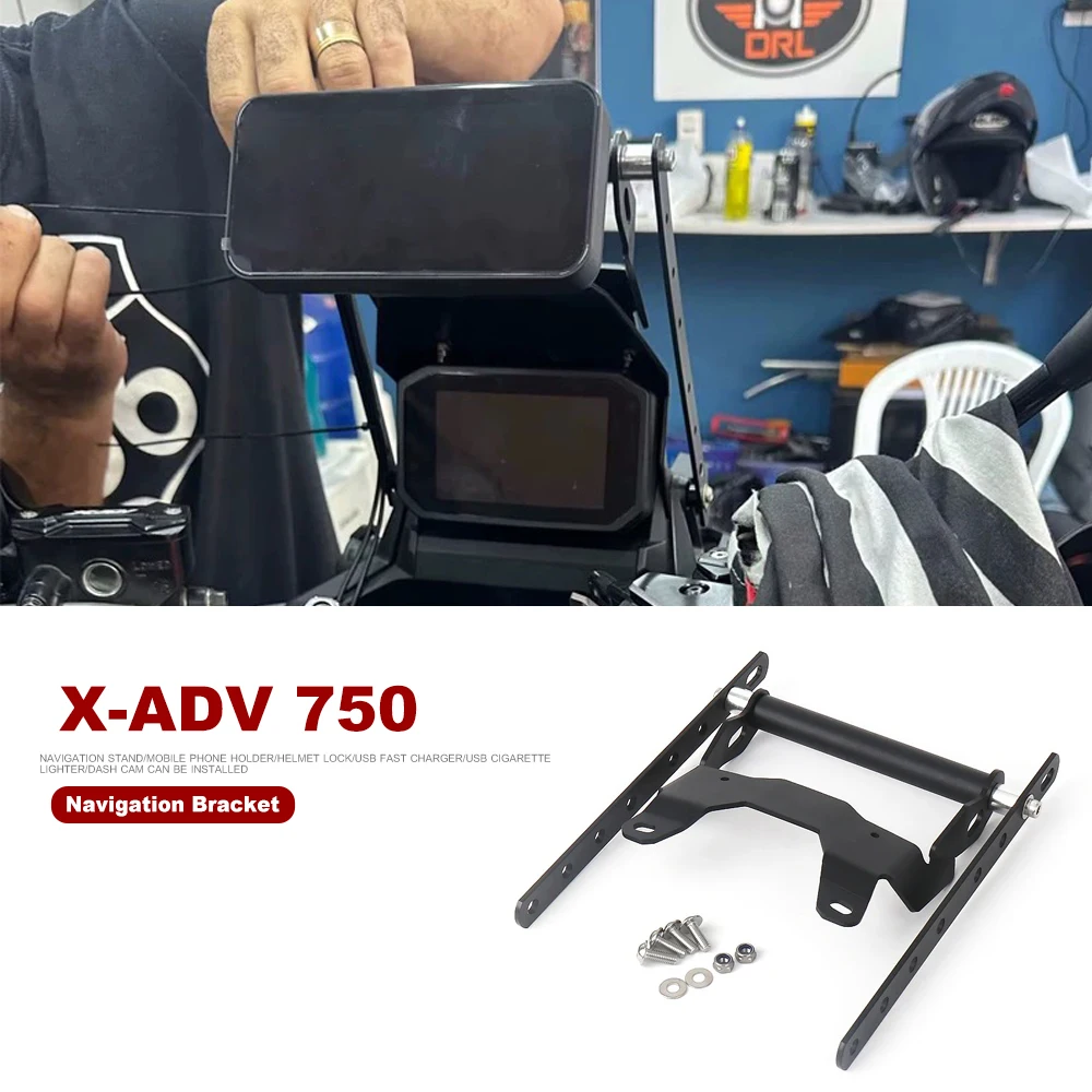 X-ADV 750 2021-2025 2024 2023 2022 мотоциклетный кронштейн с GPS-навигацией для Honda XADV 750 X-ADV 750, держатель для крепления телефона 
X-ADV 750 2021-2025 2024 2023 2022 мотоциклетный кронштейн с GPS-навигацией для Honda XADV 750 X-ADV 750, держатель для крепления телефона
