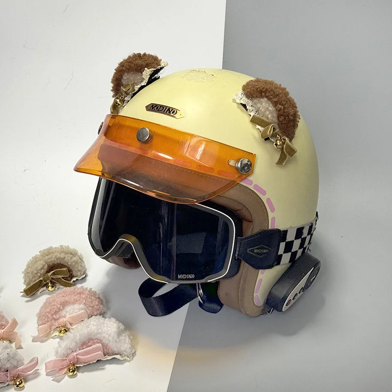 Helmet decoration bear bell battery car motorcycle helmet ski helmet universal Cat's ears (Steamed cat-ear shaped bread) accesso
Helmet decoration bear bell battery car motorcycle helmet ski helmet universal Cat's ears (Steamed cat-ear shaped bread) accesso