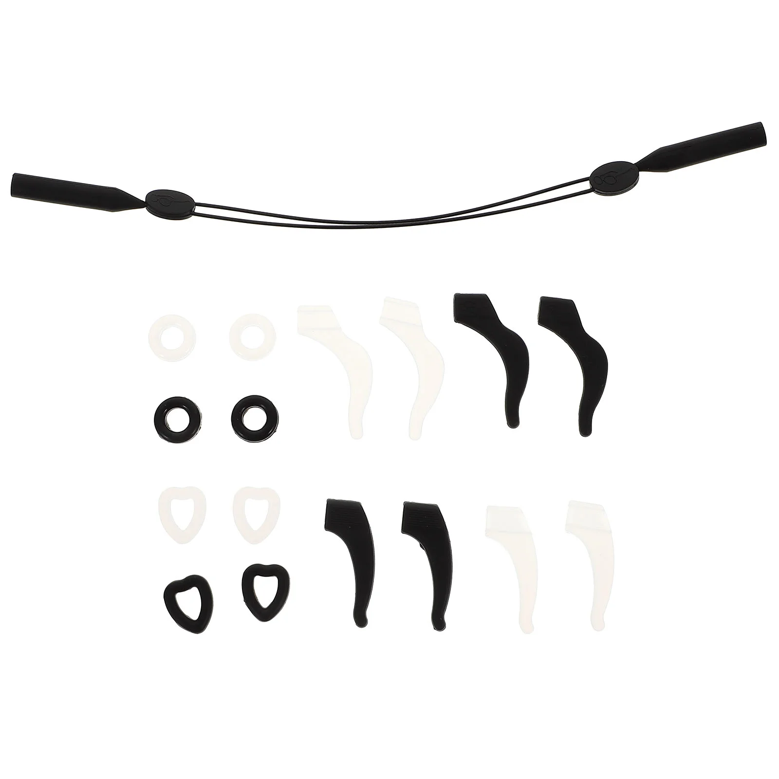 17 Pcs Ear Clip Holder Chain for Glasses with Cord Silicone Eyeglass Cushions Pads Rope
17 Pcs Ear Clip Holder Chain for Glasses with Cord Silicone Eyeglass Cushions Pads Rope